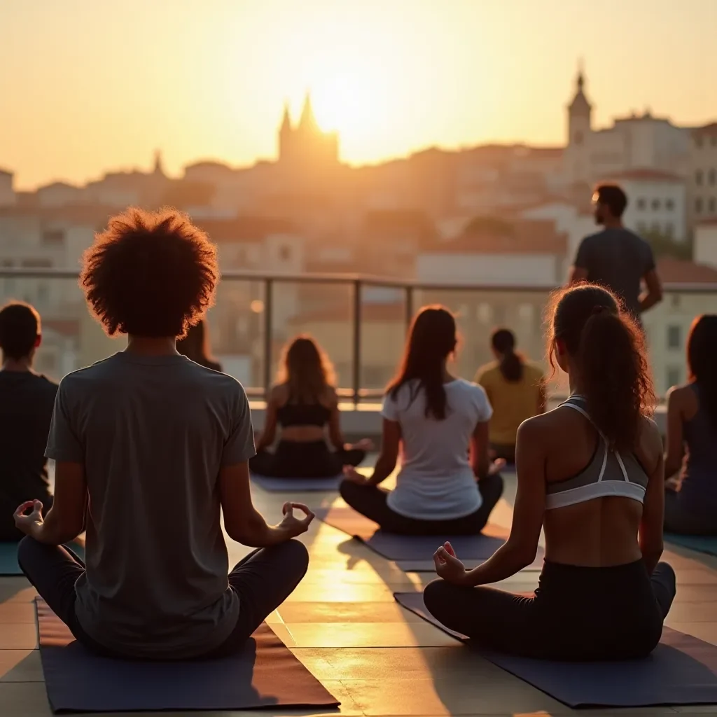 Modern green background